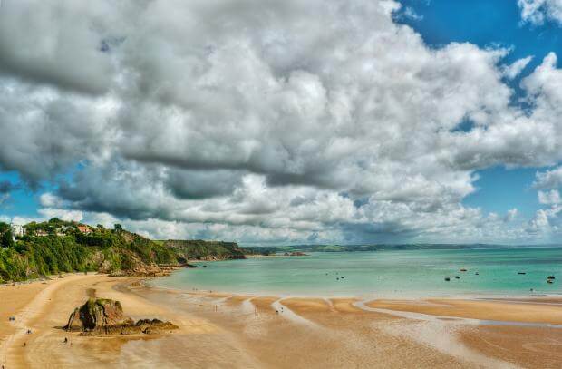 Tenby beach