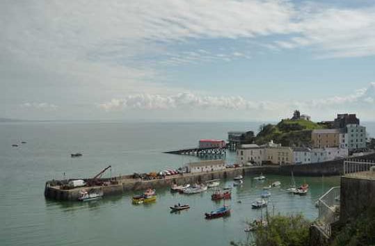 Tenby harbour.