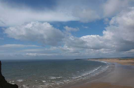 Rhossili Bay near Swansea