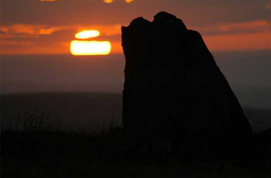Bedd Morris standing stone in Pembrokeshire