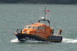 Boat that belongs to Tenby RNLI