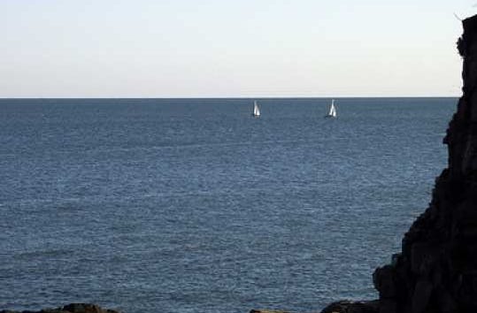 Sea off the coast of Pembrokeshire