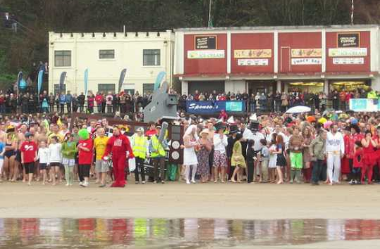 Tenby's Boxing Day Swim