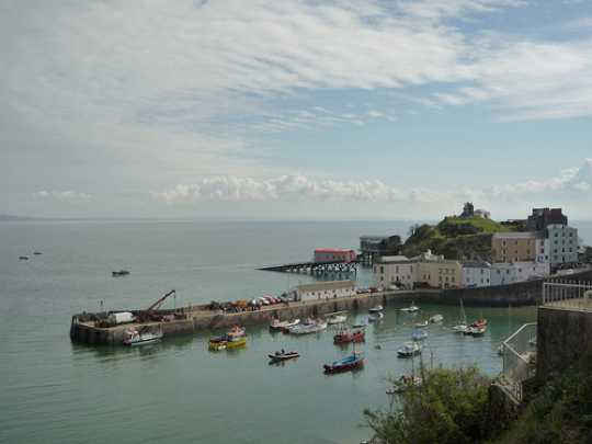 Tenby harbour.