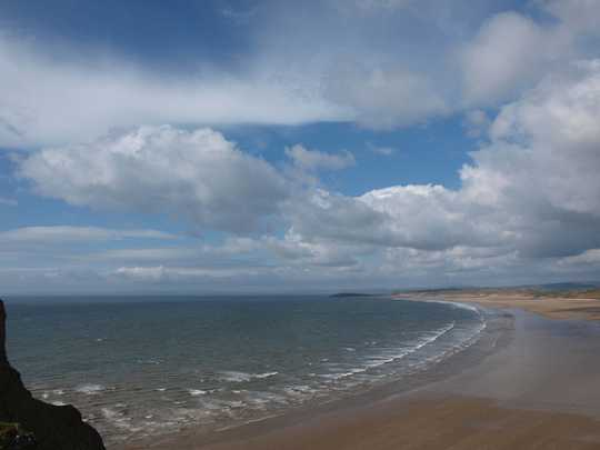 Rhossili Bay near Swansea