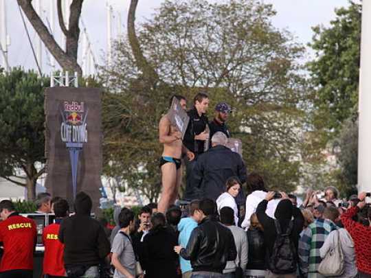 Red Bull diving event in Pembrokeshire