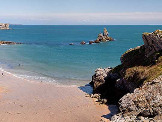 Image of a beach in Pembrokeshire