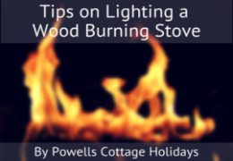 Tips on lighting a wood burning stove