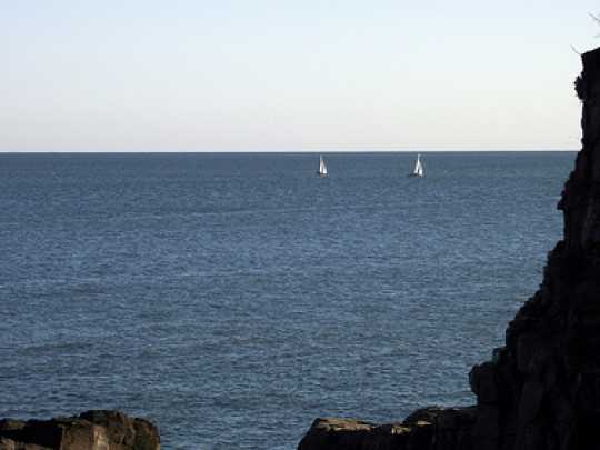 Sea off the coast of Pembrokeshire