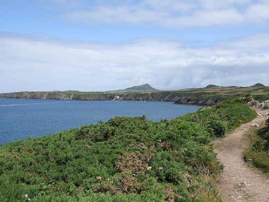 Right of way along the Pembrokeshire coastline