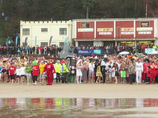 Tenby's Boxing Day Swim